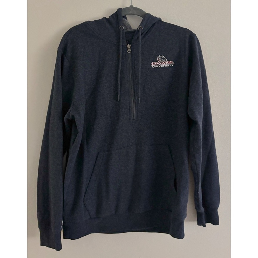 Men's Antigua Gonzaga University Quarterzip Hoodie Large